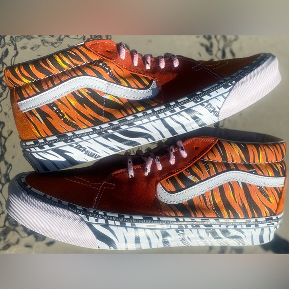 Rare Vans OG SK8-Mid Lx (Aries) Tiger Bright Men’s Size 9 Women’s Size 11 🔥🔥🔥 - Picture 6 of 16